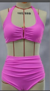 Solid Color European And American Swimsuit Bikini For Women - Onouthati