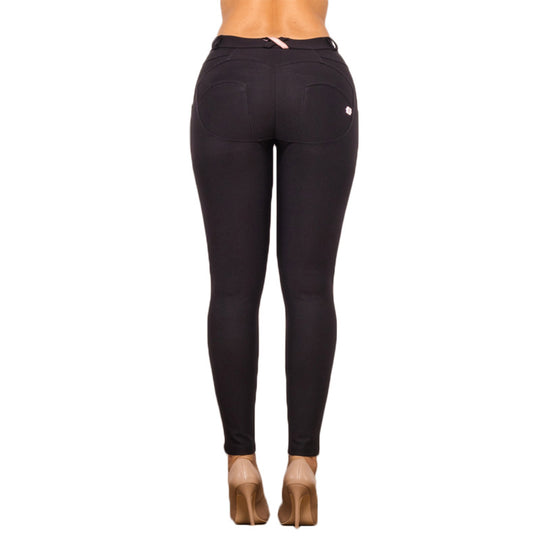 Shascullfites Melody Black Thicker Butt Lift Leggings High Stretch Shaping Winter Pants For Women - Onouthati
