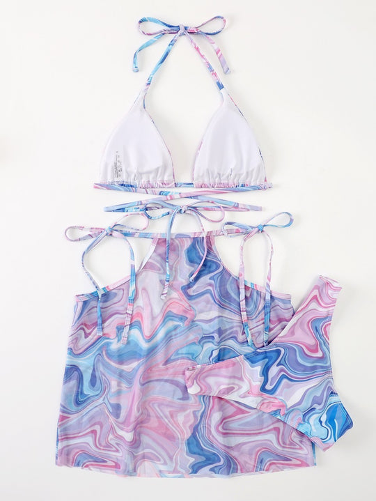 Bikini 3-piece Beach Skirt For Women - Onouthati