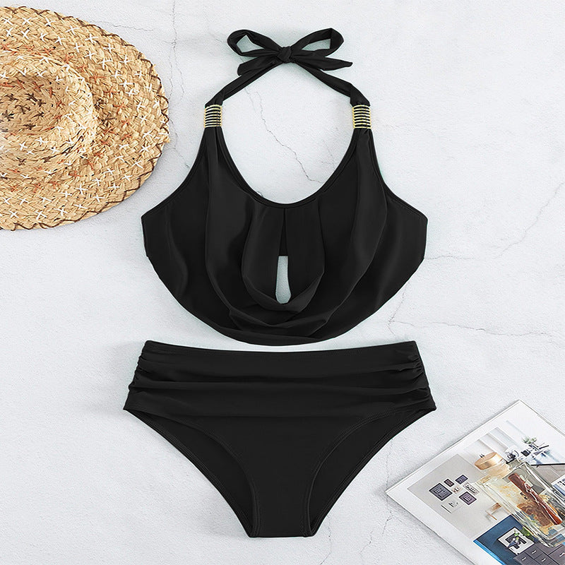 Halter Backless Beach Bikini Swimsuit For Women - Onouthati