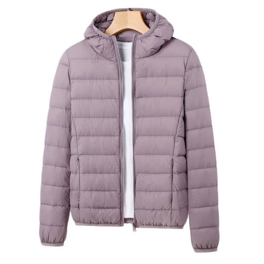 White Duck Down Lightweight Down Coat Women - Onouthati