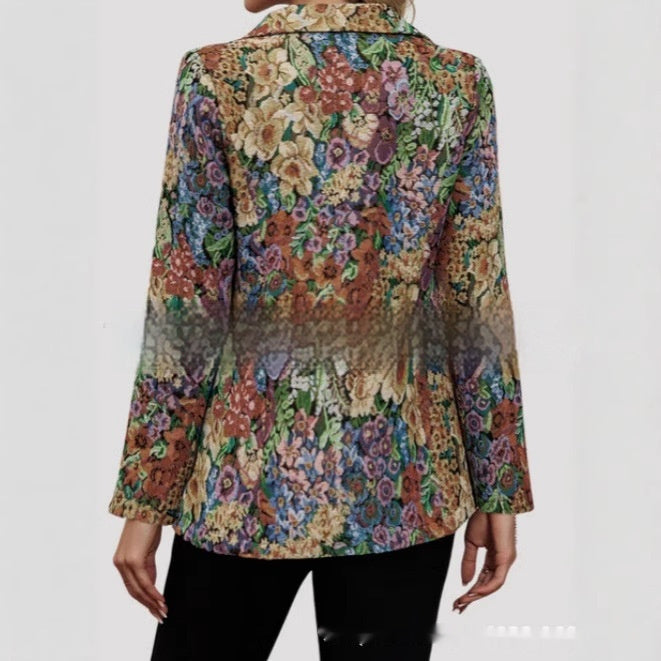 New Suit Fashion Elegant One Button Women's Coat - Onouthati