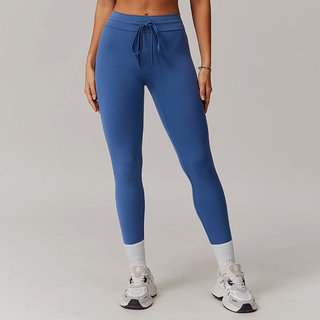 Cloud Sense High Waist Yoga Pants Belly Contracting Hip Raise Fitness Pants - Onouthati