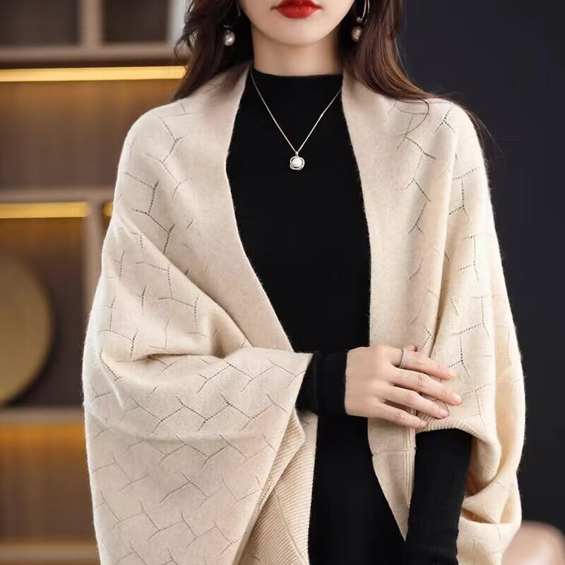 Cashmere Shawl Women's Scarf Coat Loose Shawl Top - Onouthati