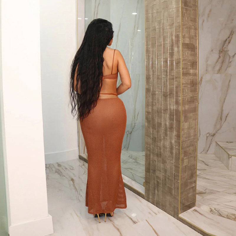 See-through Bikini Skirt Suit For Women - Onouthati