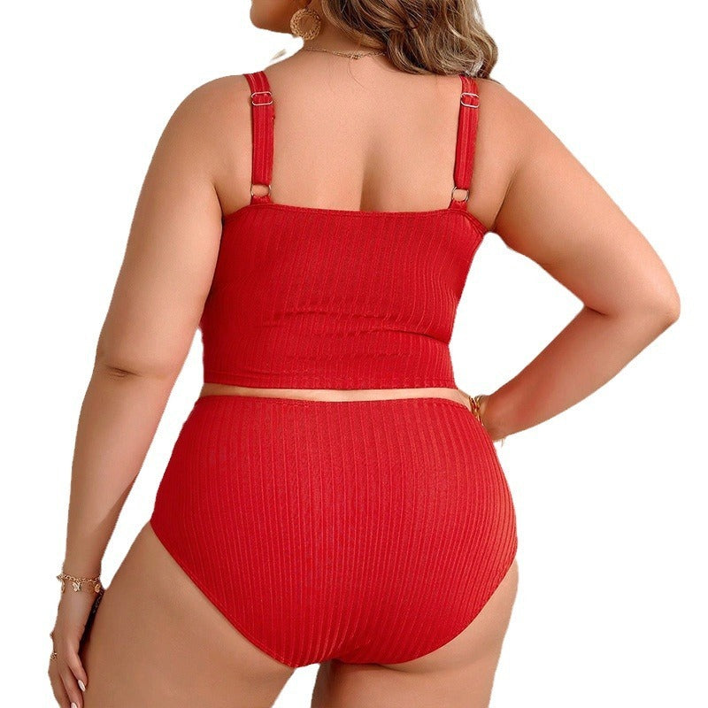 Plus Size Beach Bikini Swimsuit For Women - Onouthati