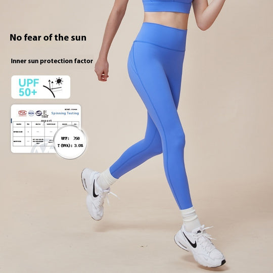 Cross Hip Lifting And Waist-slimming Upgrade High Waist Peach Sports Yoga Pants - Onouthati