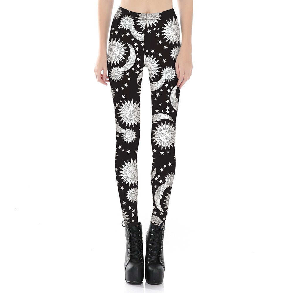 Women's Sports Workout Elastic Hip Lift Leggings - Onouthati