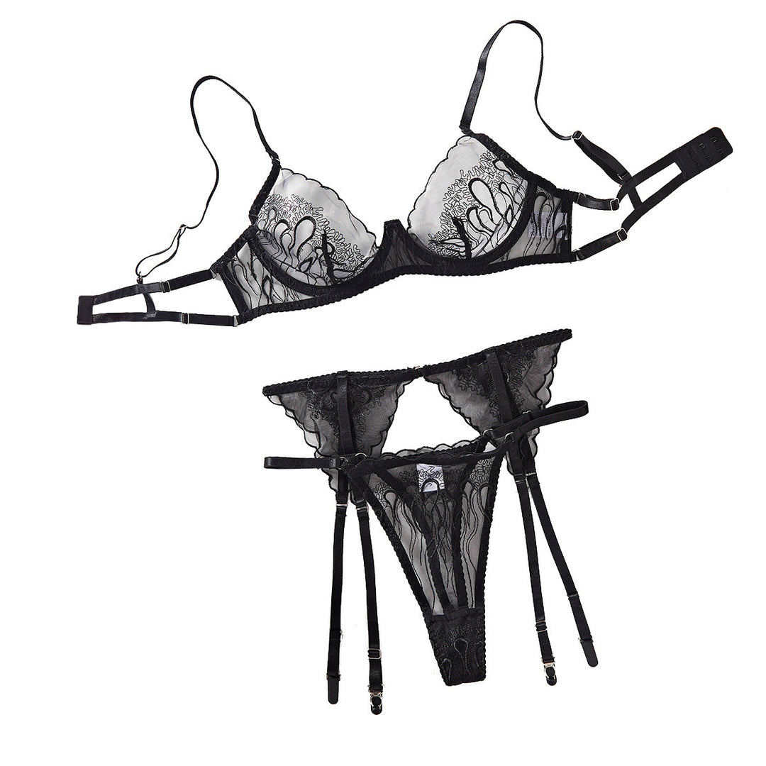 Embroidery Stitching Shapewear Suit Women - Onouthati