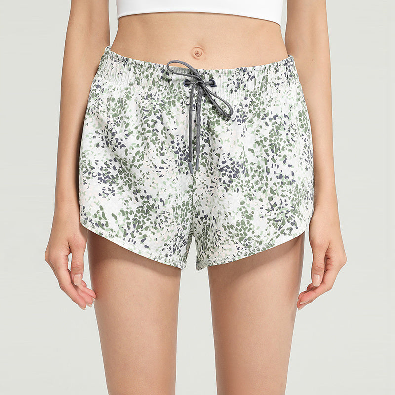Floral Sports Shorts For Women - Onouthati