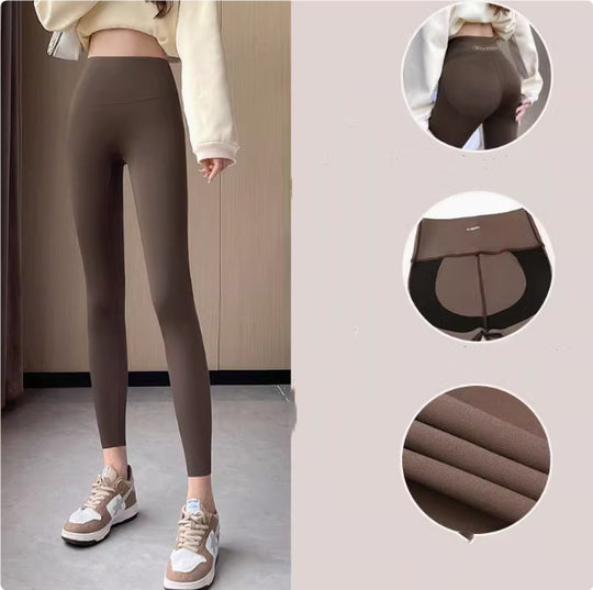 Lamb Fleece Leggings For Women - Onouthati