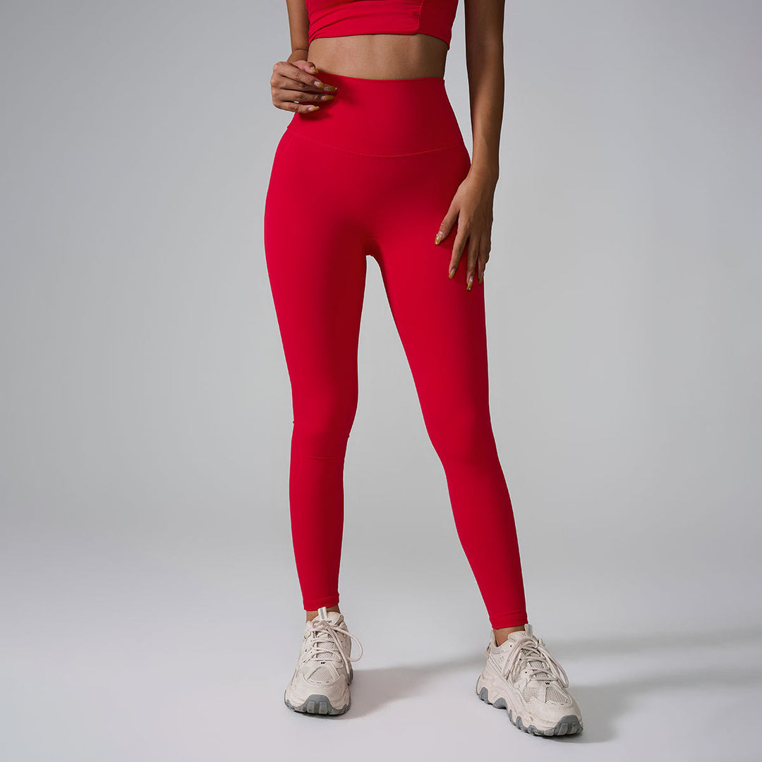 Yoga Pants Seamless Nude Feel High Waist Peach Pants Zero Sense Integrated Sports Yoga Pants Yoga Pants - Onouthati