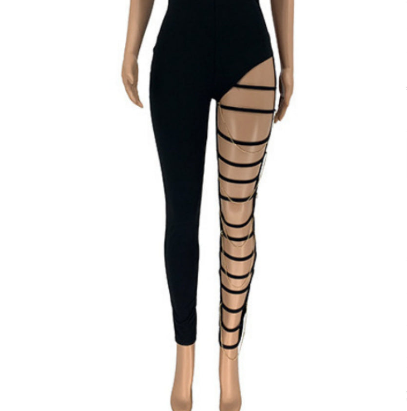 Casual Sexy Women's Ripped Leggings - Onouthati