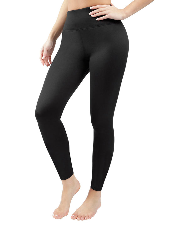 Fleece Lined Padded Warm Keeping Women's High Waist Tight Leggings - Onouthati