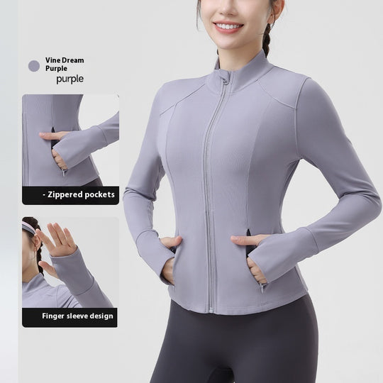 Autumn Outdoor Yoga Clothes Sports Coat For Women - Onouthati