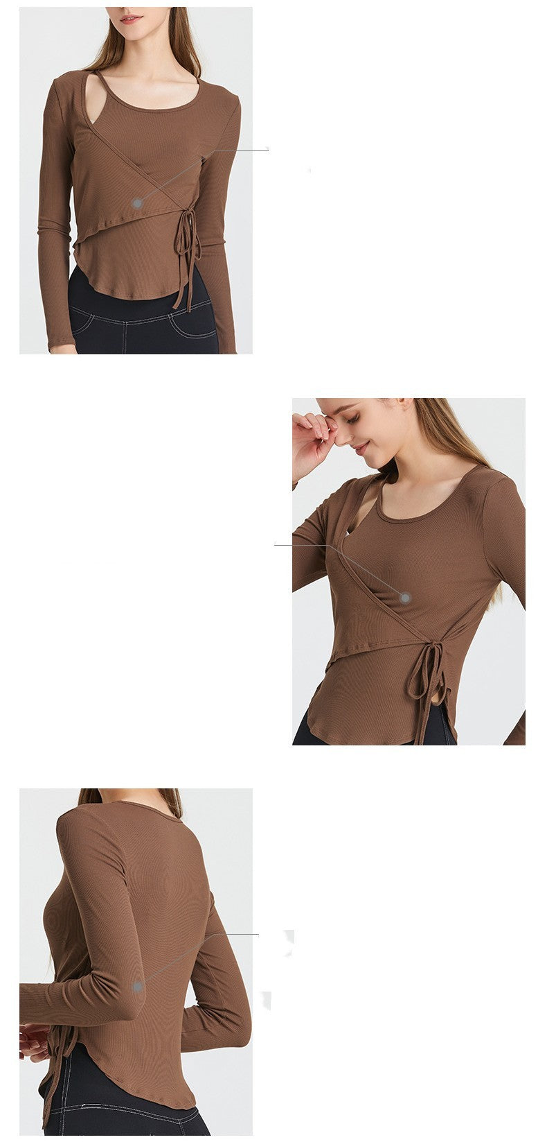 Loose Lace Breathable Sports Blouse For Women - Onouthati