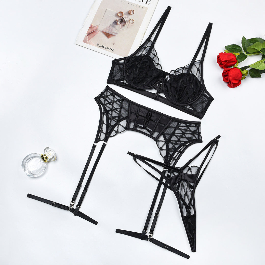 Mesh Joint Underwear Suit Women - Onouthati