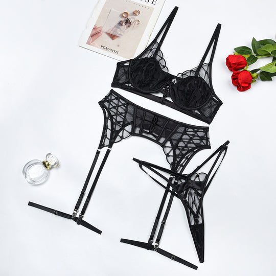 Mesh Joint Underwear Suit Women - Onouthati