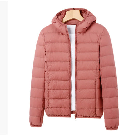 White Duck Down Lightweight Down Coat Women - Onouthati