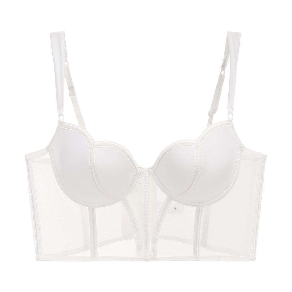 Fishbone Bra Mesh Stitching Vest For Women - Onouthati