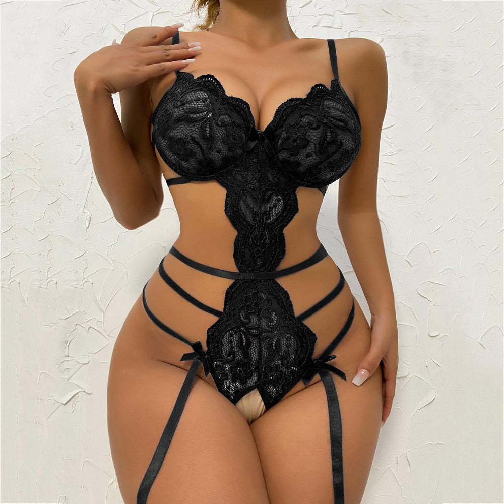 Lingerie Lace Transparent Bodysuit Pajamas - Onouthati