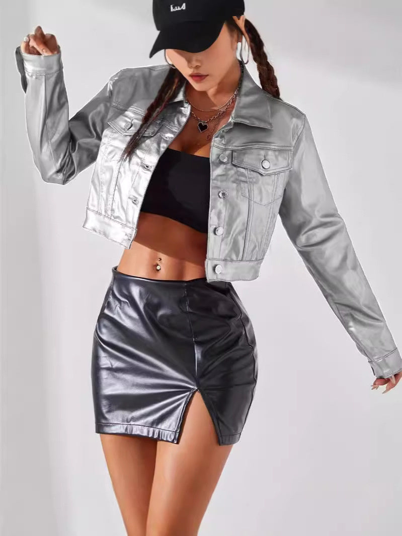 Women Fashion Street Style Coated Jacket - Onouthati
