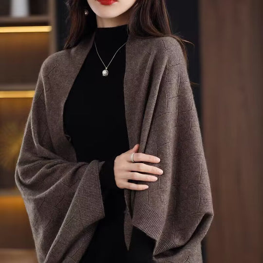 Cashmere Shawl Women's Scarf Coat Loose Shawl Top - Onouthati