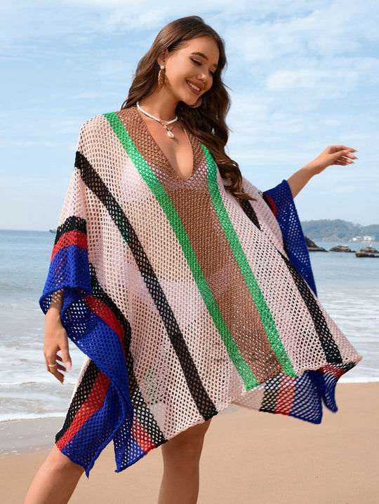 Loose Plus Size Bikini Blouse For Women - Onouthati