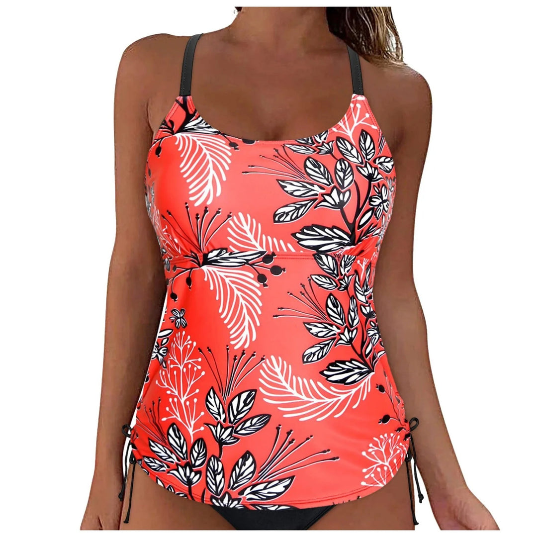 One-piece Swimsuit Round Neck Conservative Vest Swimming Top - Onouthati