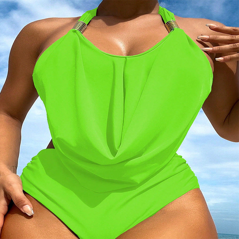Halter Backless Beach Bikini Swimsuit For Women - Onouthati
