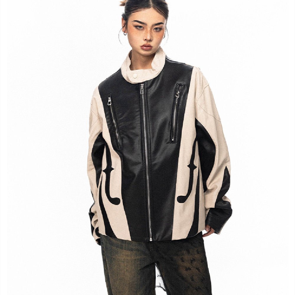 Heavy Industry Biker's Leather Jacket Men And Women - Onouthati