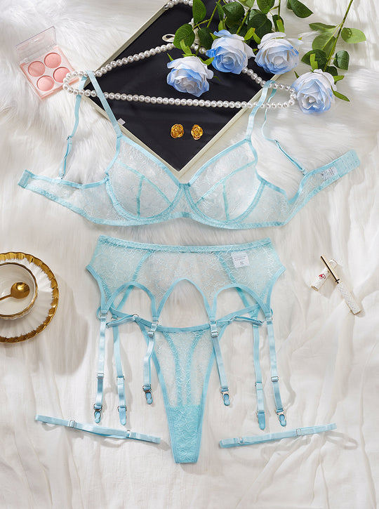 Mesh Thin Embroidery Underwear For Women - Onouthati