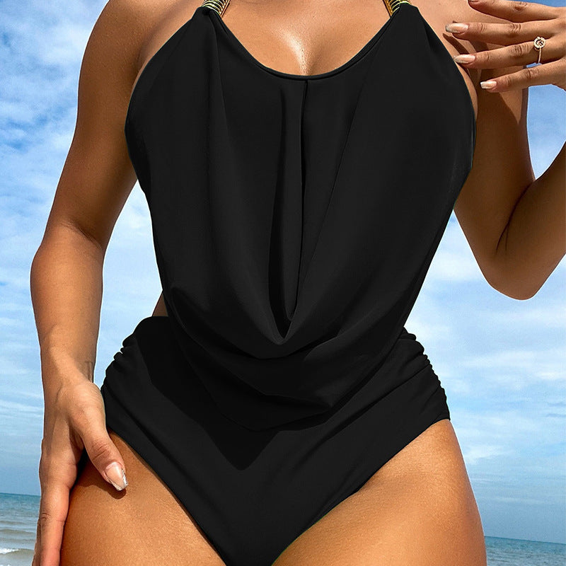 Halter Backless Beach Bikini Swimsuit For Women - Onouthati