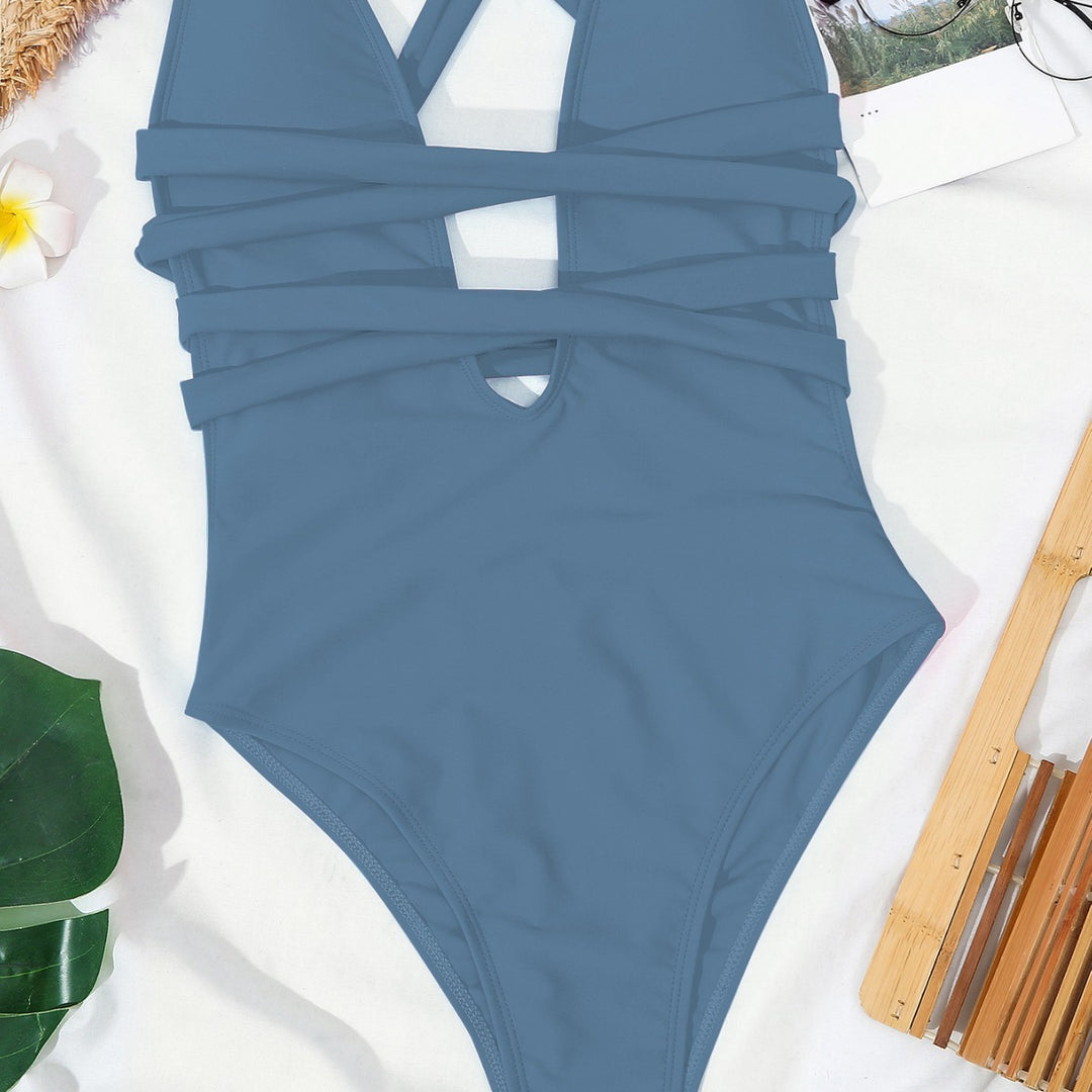 Fashion Pure Color Bikini Swimsuit For Women - Onouthati