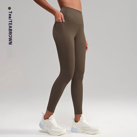Medium Tenacity Sports High Waist Nude Feel Yoga Pants Women - Onouthati