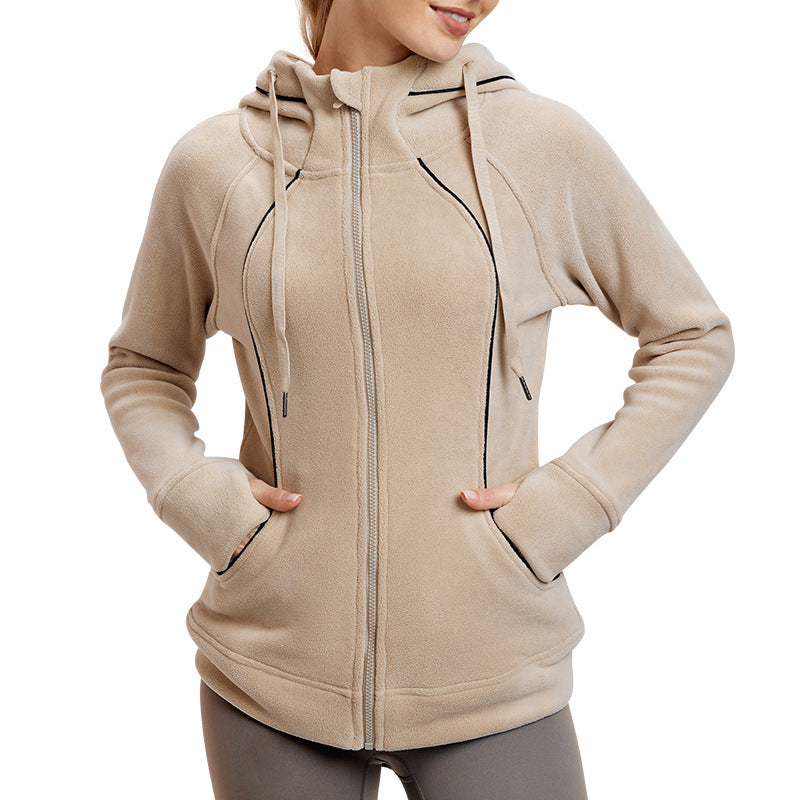 Long Sleeve Yoga Sports Jacket For Women - Onouthati