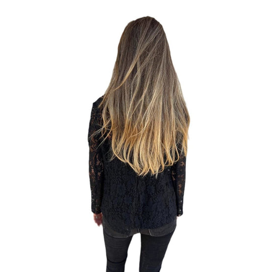 Women's Fashion Lace Shirt Suit - Onouthati