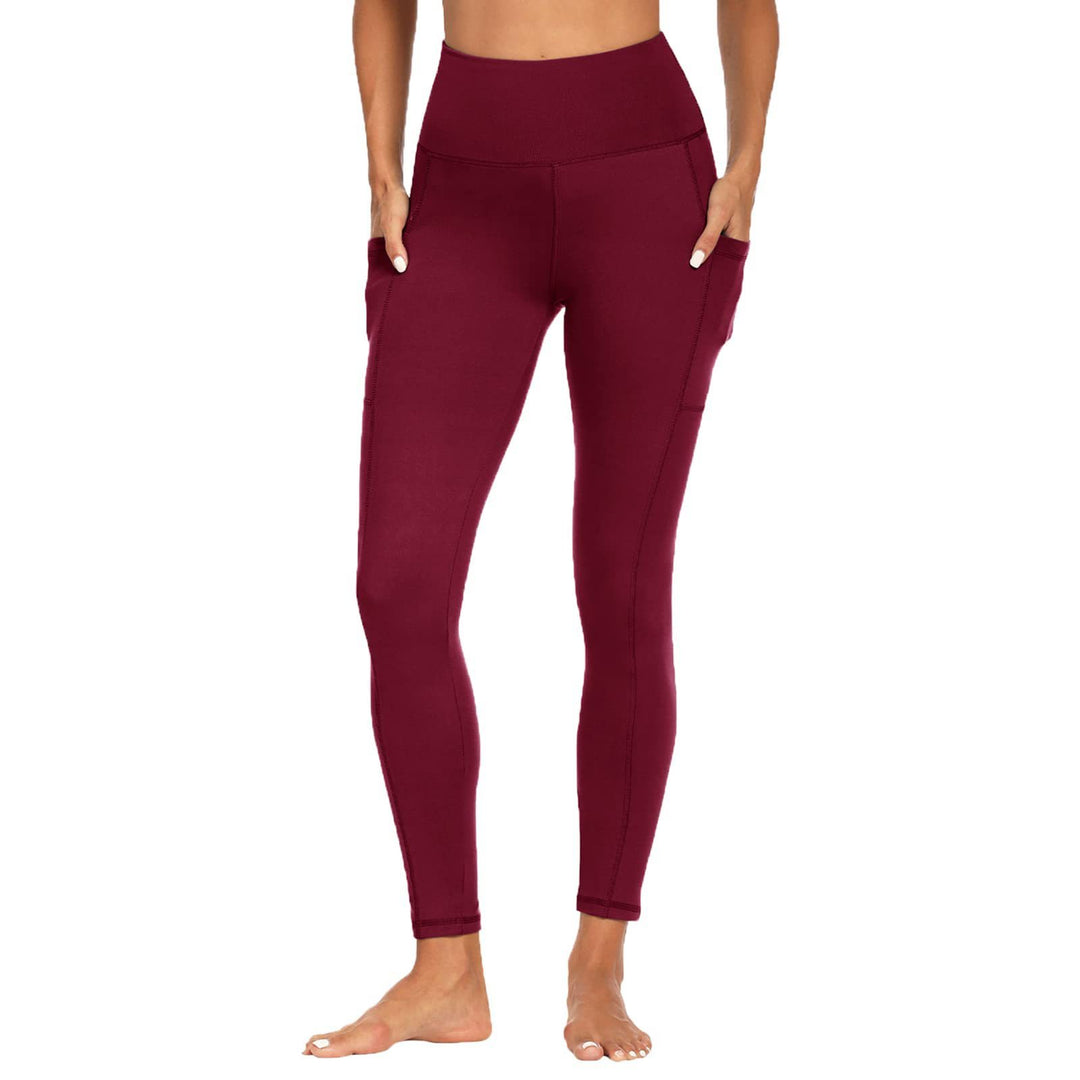 High Waist Belly Contracting Yoga Pants Soft Sports Abdominal Pants - Onouthati