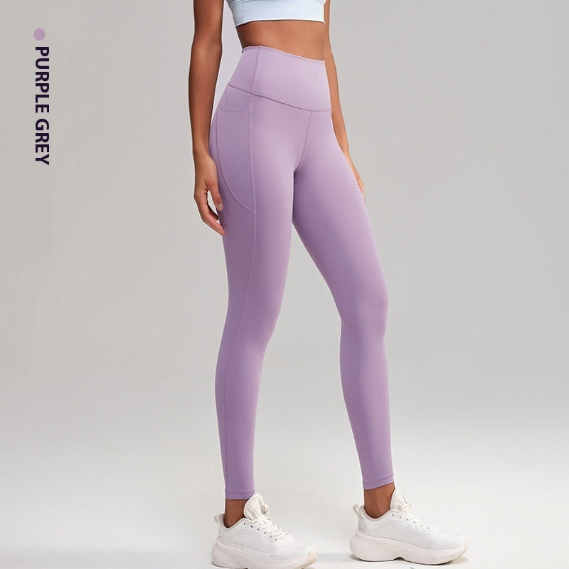 Medium Tenacity Sports High Waist Nude Feel Yoga Pants Women - Onouthati