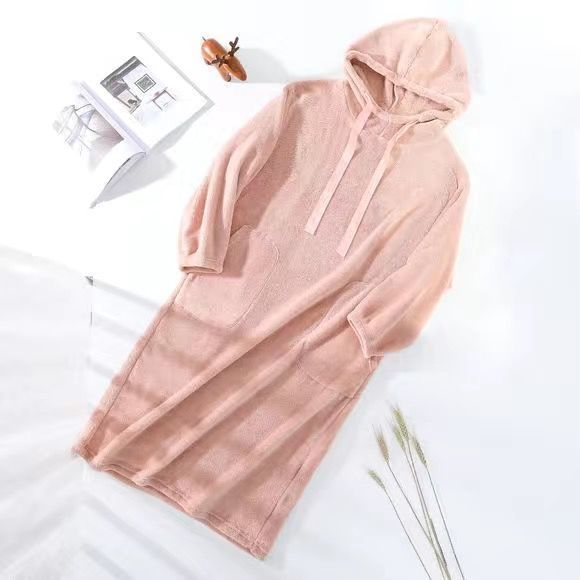 Coral Velvet Pajamas Women Wear Hoodies - Onouthati