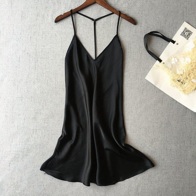 Pajamas Women Summer Thin Ice Silk Big Dew - Onouthati