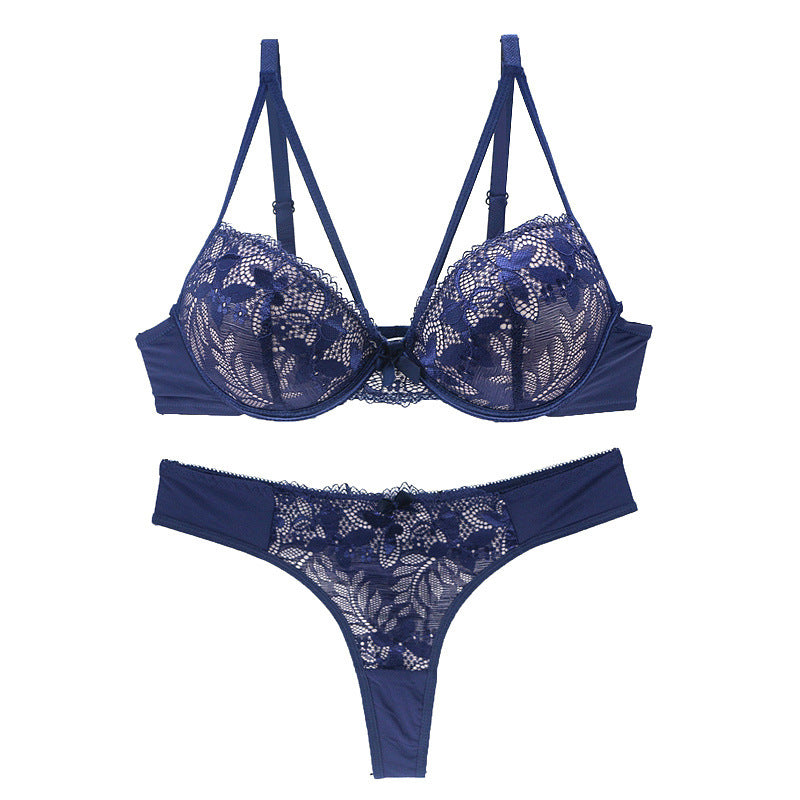 Push Up Underwear For Women Lace Bra Set - Onouthati