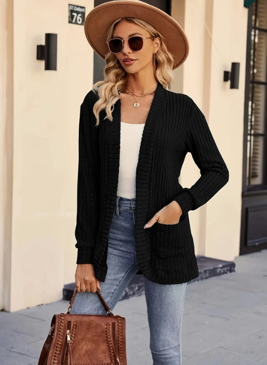 Directional Pattern Long Cardigan For Women - Onouthati
