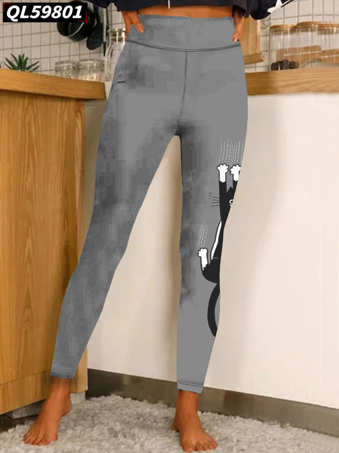 Sports Trousers Comfortable Slim Fit Leggings Fashion All-matching Yoga Pants - Onouthati