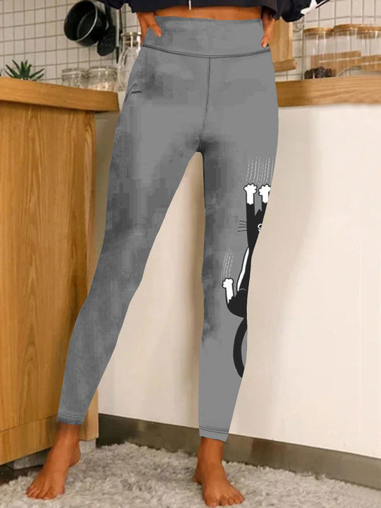 Sports Trousers Comfortable Slim Fit Leggings Fashion All-matching Yoga Pants - Onouthati