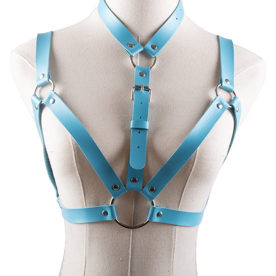 European And American Punk Style PU Bondage Corset - Onouthati