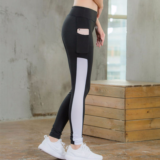 Women Yoga Pant With Pocket Tights Energy Seamless Sports Pants For Women High Waist Sport Leggings Fitness Running Pants Women - Onouthati