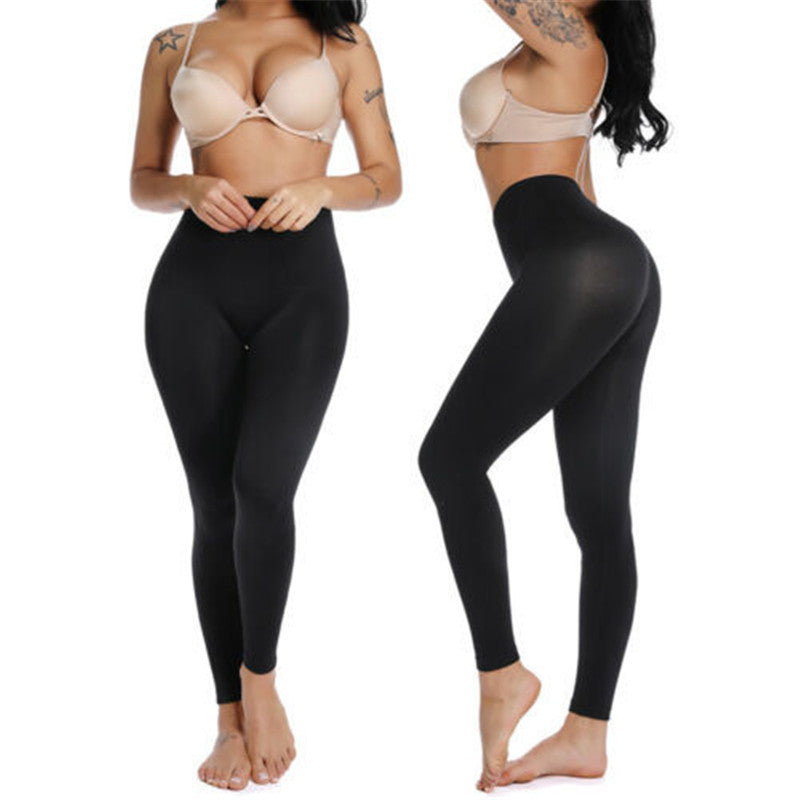 High waist plain leggings - Onouthati