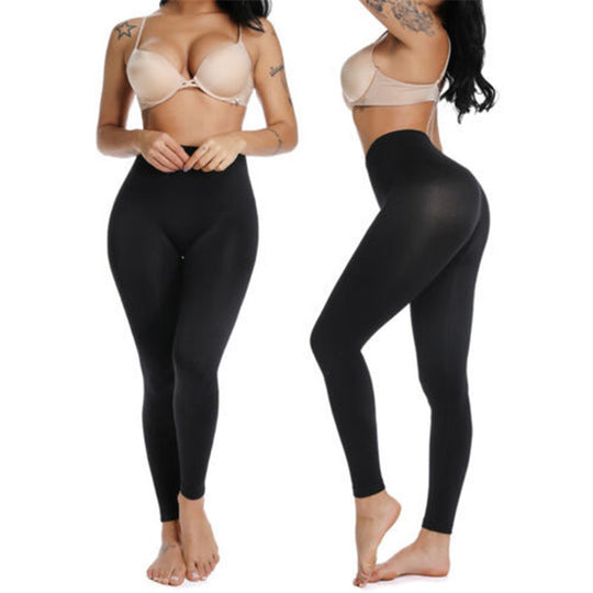 High waist plain leggings - Onouthati