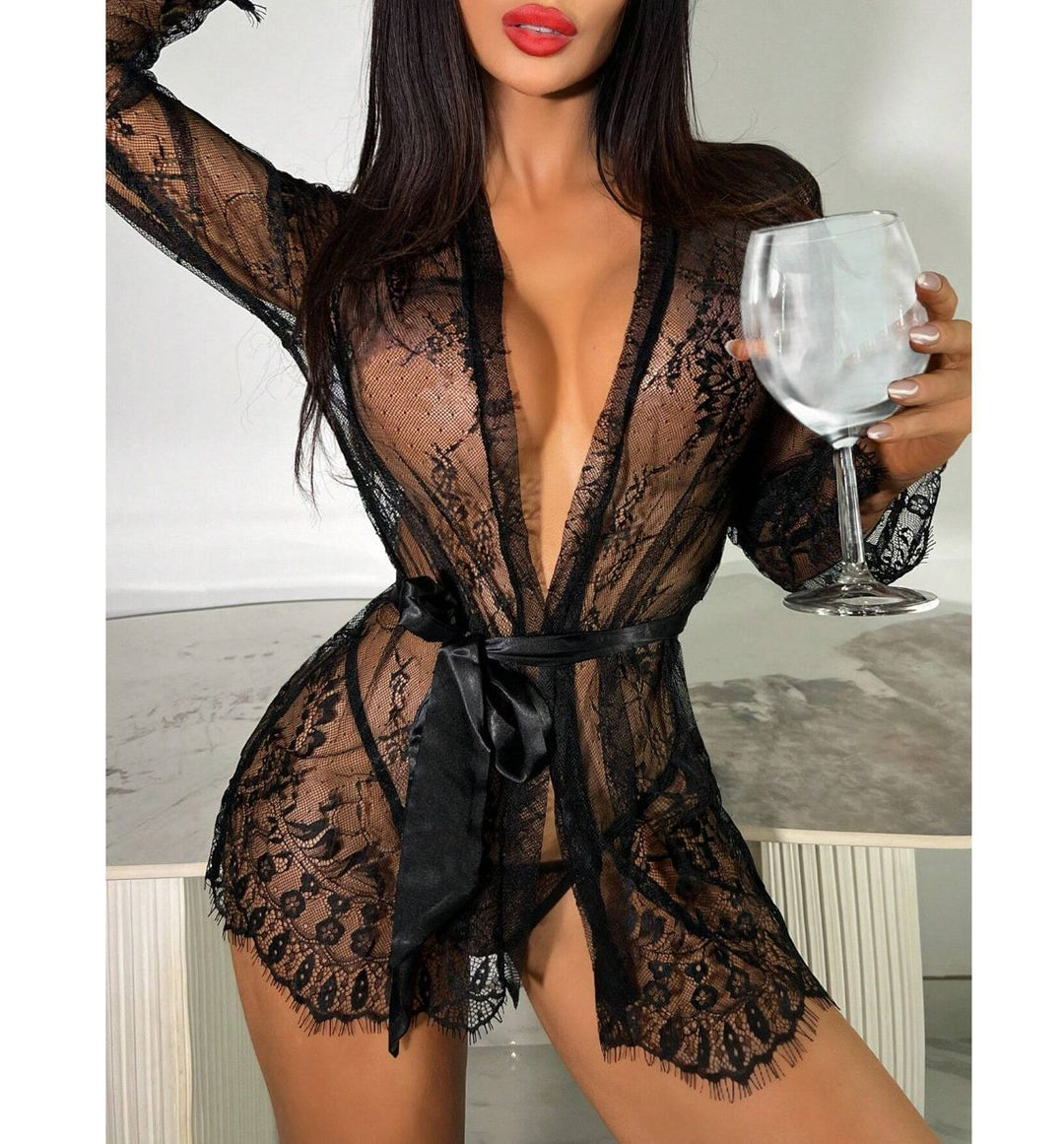New Lace See-through Pajamas For Women - Onouthati